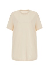 Maison Margiela - Embroidered Cotton T-Shirt - Ivory - IT 42 - Moda Operandi