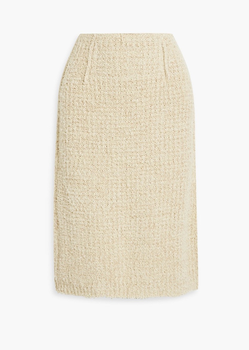 Maison Margiela - Flax-blend skirt - Neutral - XS