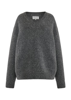 Maison Margiela - Knit Wool Sweater - Grey - XS - Moda Operandi