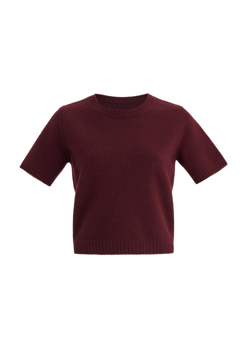 Maison Margiela - Knit Wool Top - Burgundy - XS - Moda Operandi