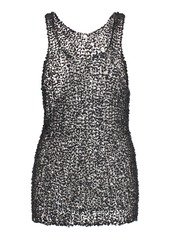 Maison Margiela - Long Knit Tank Top - Black - XS - Moda Operandi