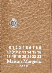 Maison Margiela - Pebbled-leather wallet - Brown - OneSize