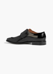 Maison Margiela - Polished leather monk-strap shoes - Black - EU 41