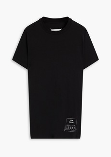 Maison Margiela - Printed cotton-jersey T-shirt - Black - IT 44
