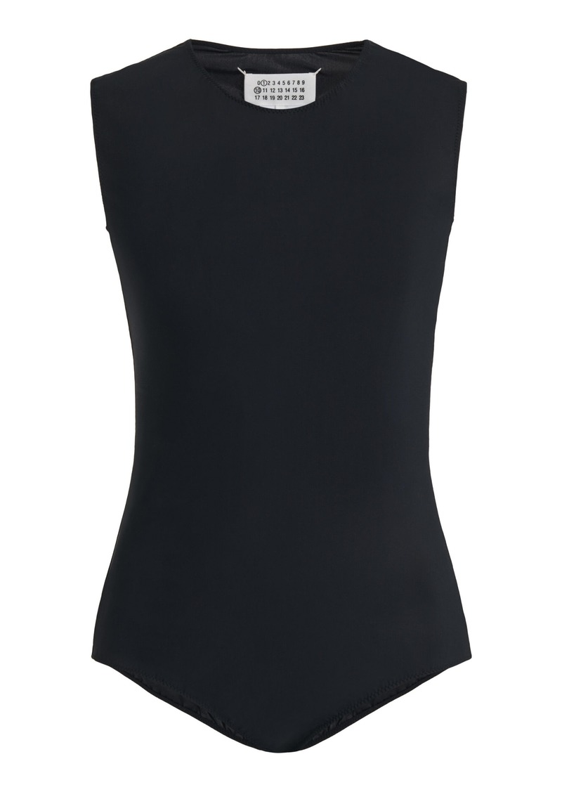 Maison Margiela - Sleeveless Stretch-Nylon Bodysuit - Black - IT 36 - Moda Operandi