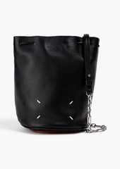 Maison Margiela - Tabi leather bucket bag - Black - OneSize