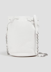Maison Margiela - Tabi leather bucket bag - White - OneSize