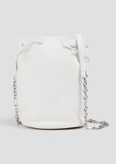 Maison Margiela - Tabi leather bucket bag - White - OneSize
