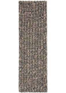 Maison Margiela Beige & Gray Wool Scarf