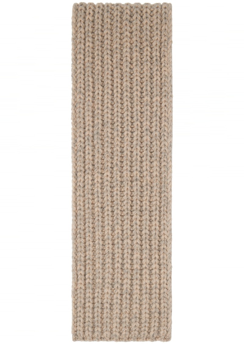 Maison Margiela Beige Wool Scarf