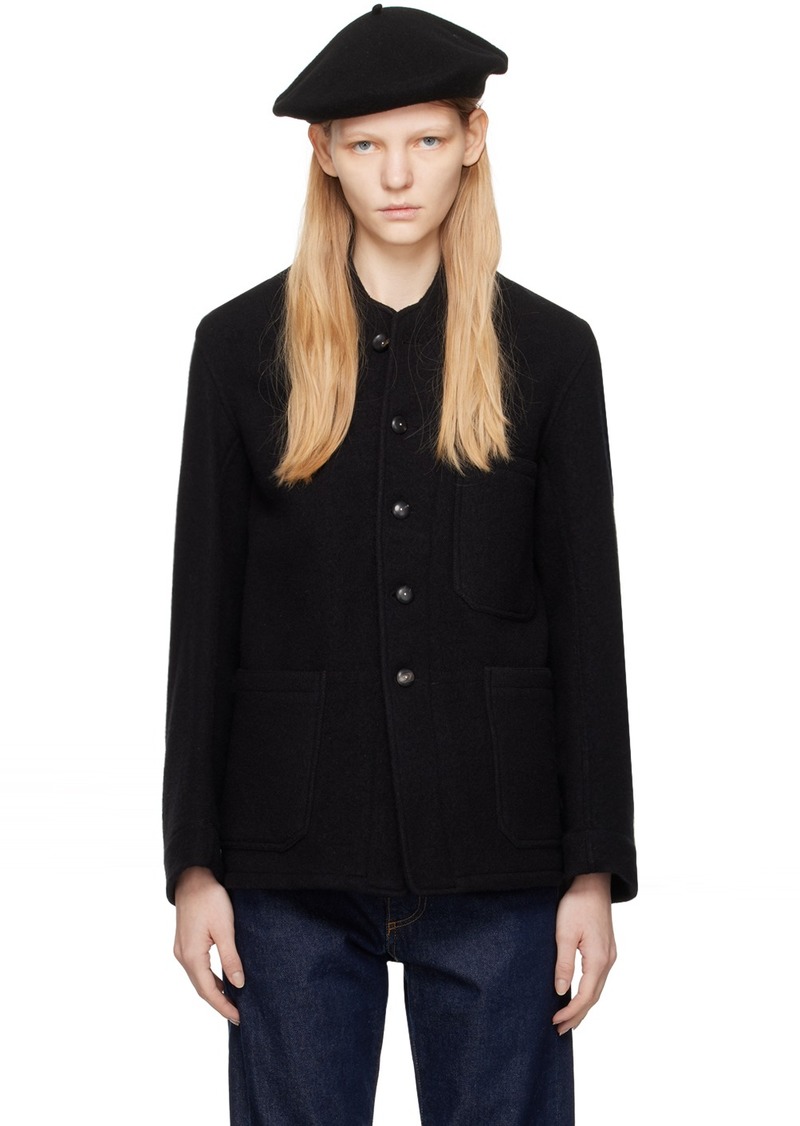 Maison Margiela Black Button Jacket