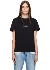 Maison Margiela Black Embroidered T-Shirt