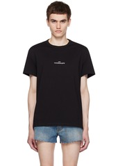 Maison Margiela Black Embroidered T-Shirt