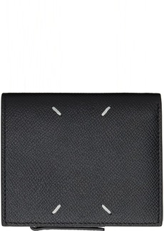 Maison Margiela Black Four Stitches Wallet