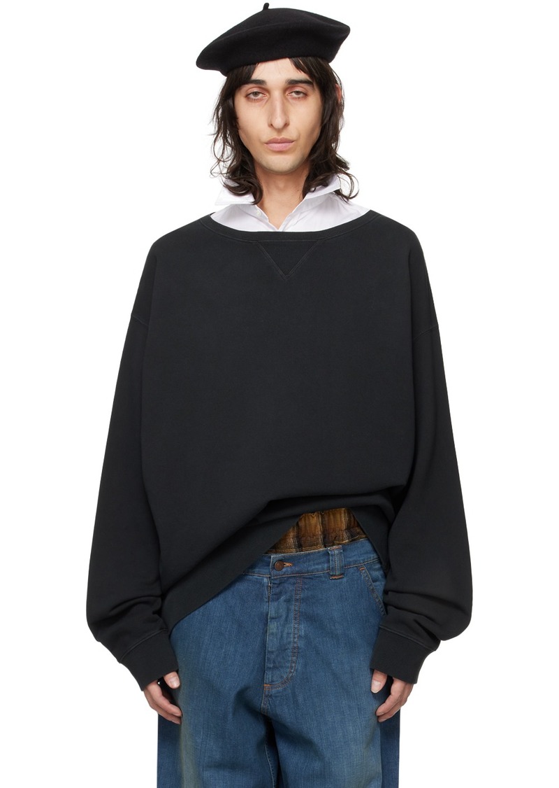 Maison Margiela Black Invitation Sweatshirt