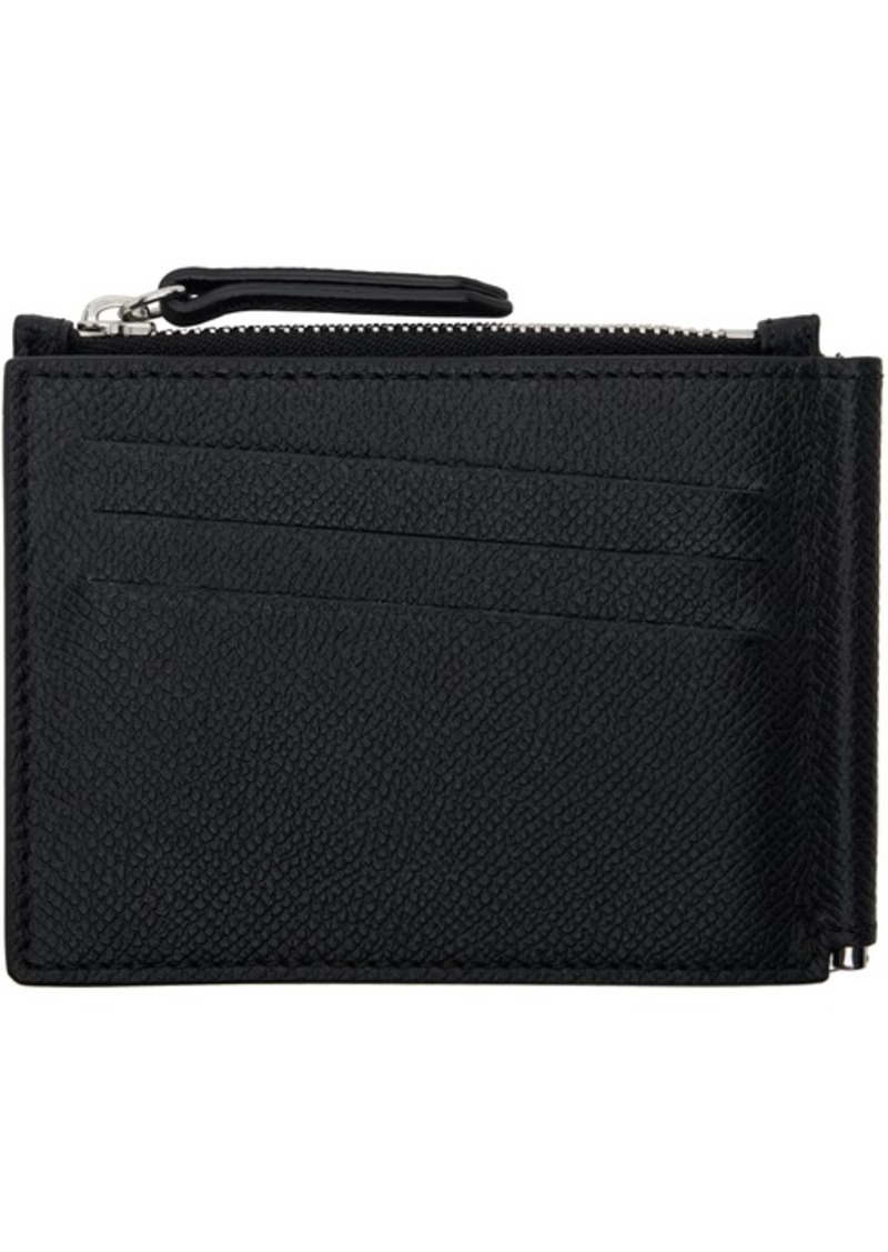 Maison Margiela Black Money Clip Wallet