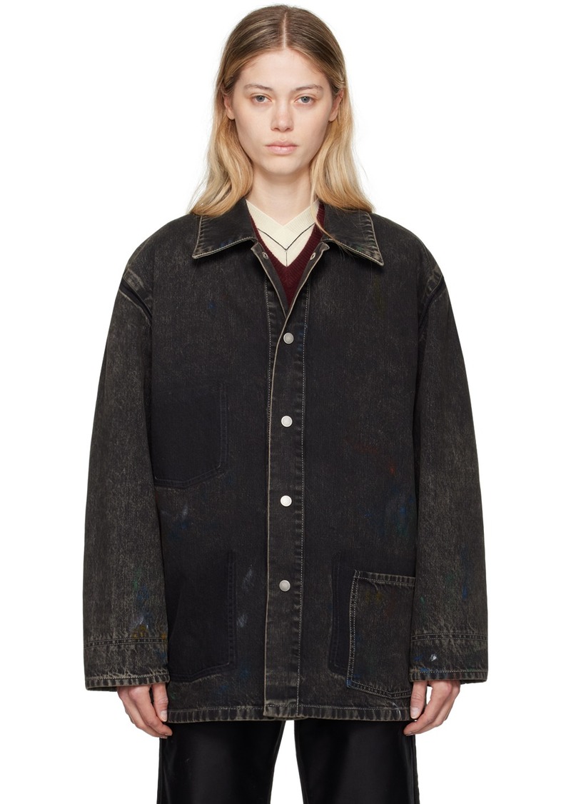 Maison Margiela Black Paint Jacket