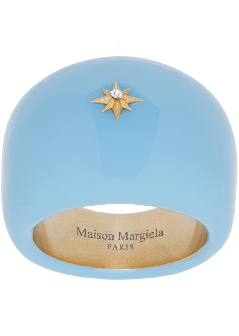 Maison Margiela Blue Signet Ring