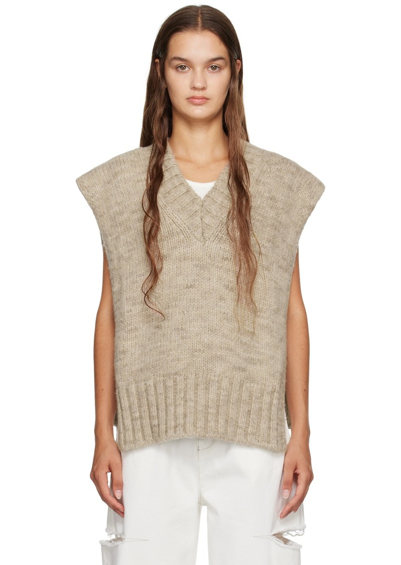 Maison Margiela Brown Extended Vest