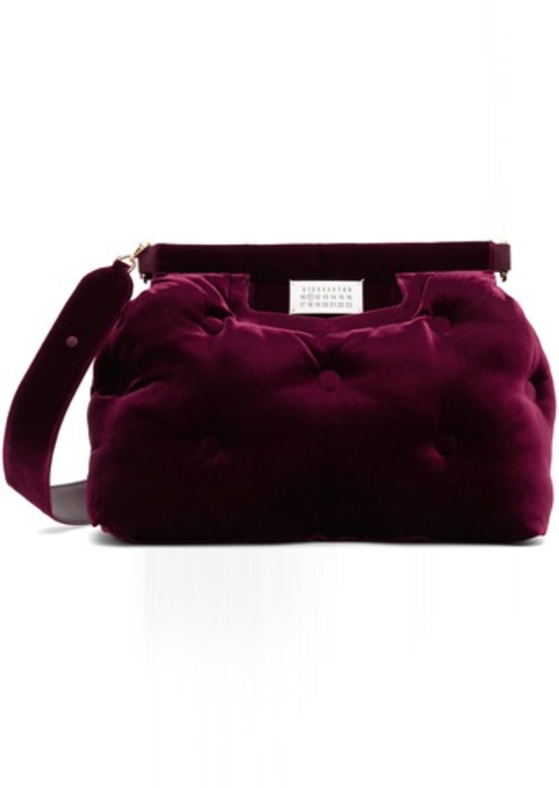 Maison Margiela Burgundy Glam Slam Classique Bag