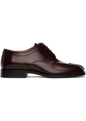 Maison Margiela Burgundy Tabi Oxfords