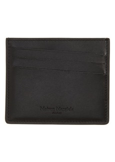 Maison Margiela Colorblock Leather Card Case in Black at Nordstrom