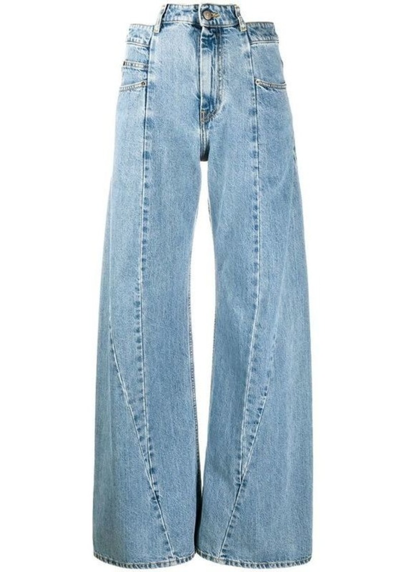 MAISON MARGIELA Cut-out flared jeans