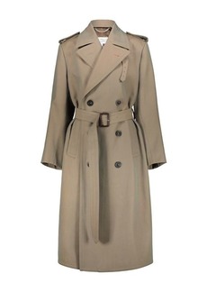 MAISON MARGIELA DOUBLE-BREASTED TRENCH COAT CLOTHING