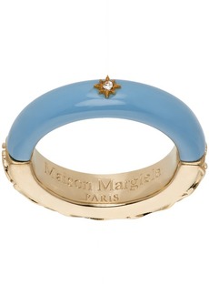 Maison Margiela Gold & Blue Enamel Ring