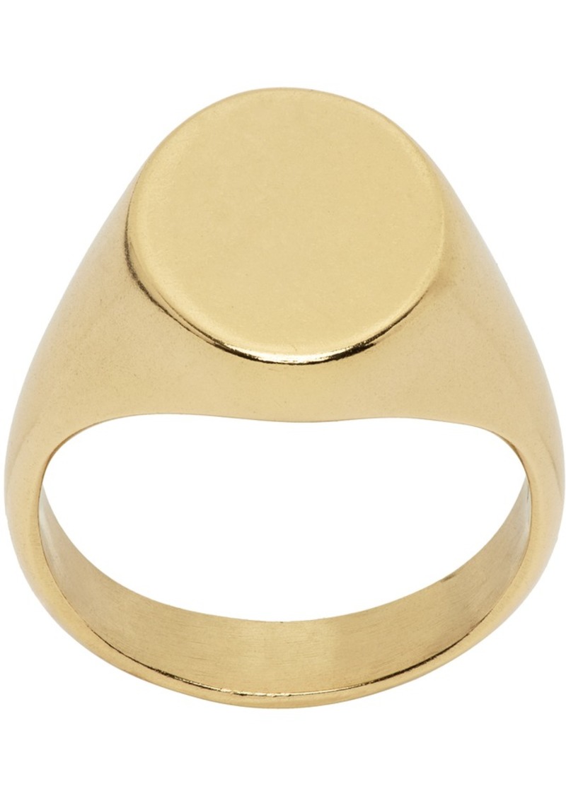 Maison Margiela Gold Chevalier Ring