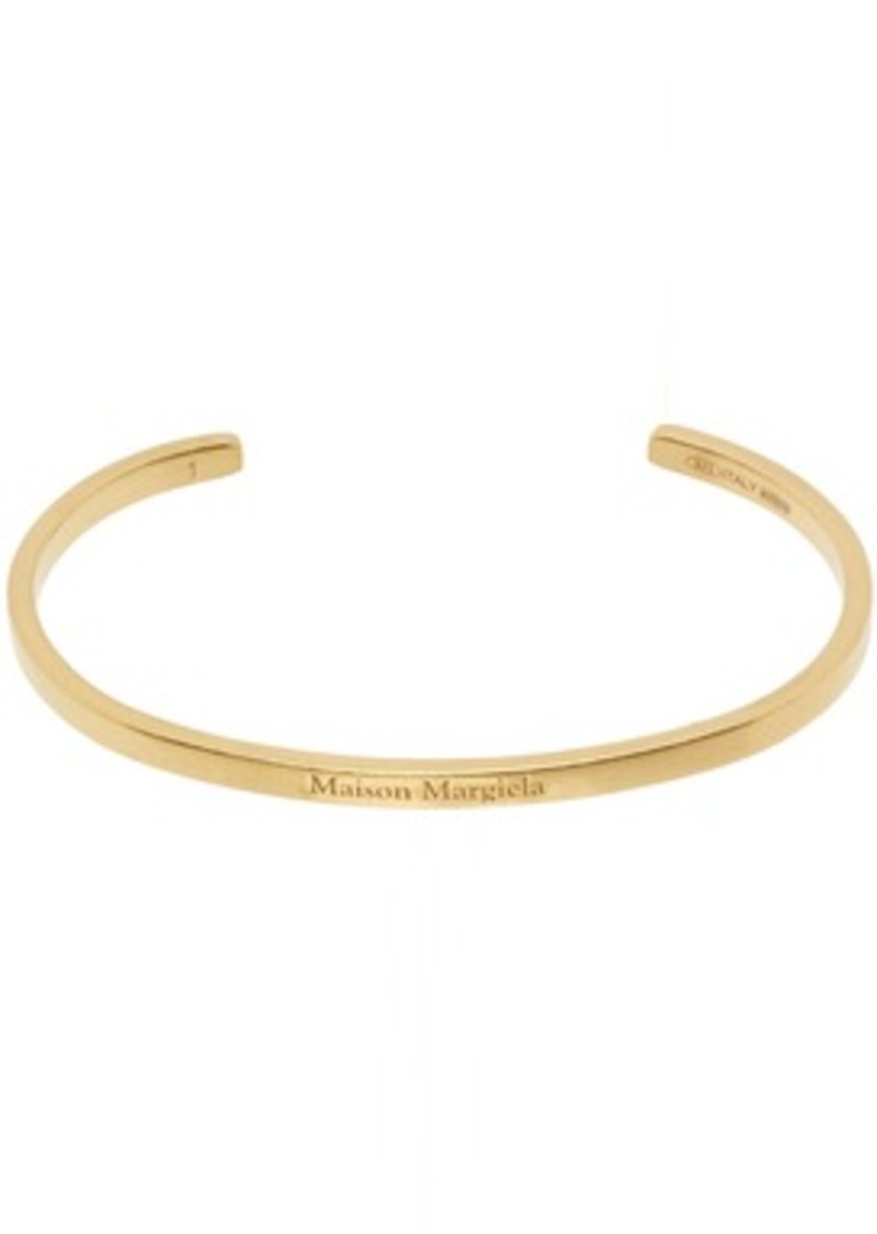 Maison Margiela Gold Logo Bracelet