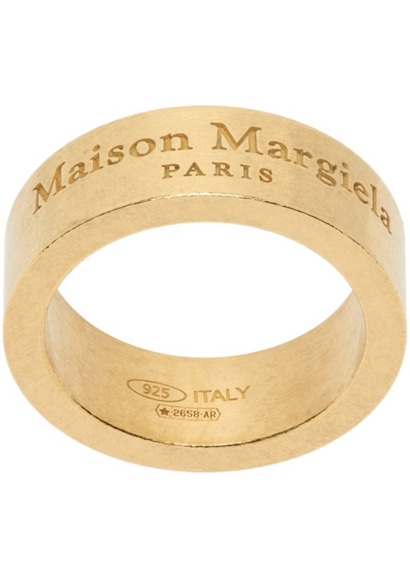 Maison Margiela Gold Logo Ring