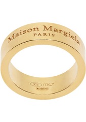 Maison Margiela Gold Logo Ring