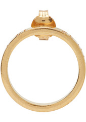Maison Margiela Gold Number Logo Single Earring
