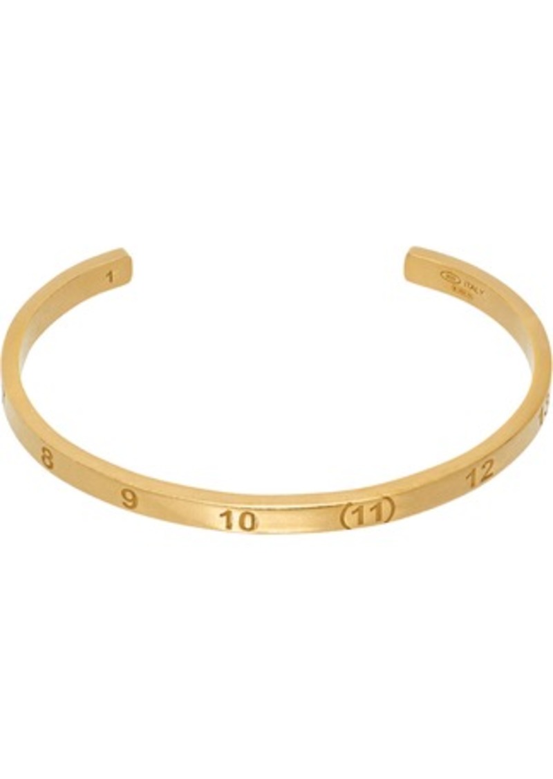 Maison Margiela Gold Numerical Bracelet