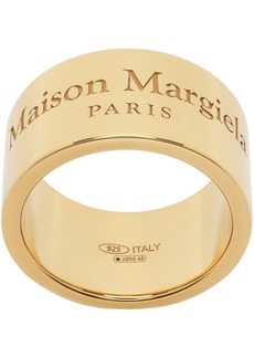 Maison Margiela Gold Wide Band Ring