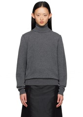 Maison Margiela Gray Inverted Seams Turtleneck