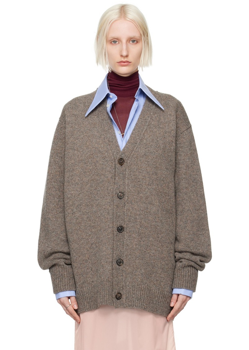 Maison Margiela Gray Shetland Cardigan