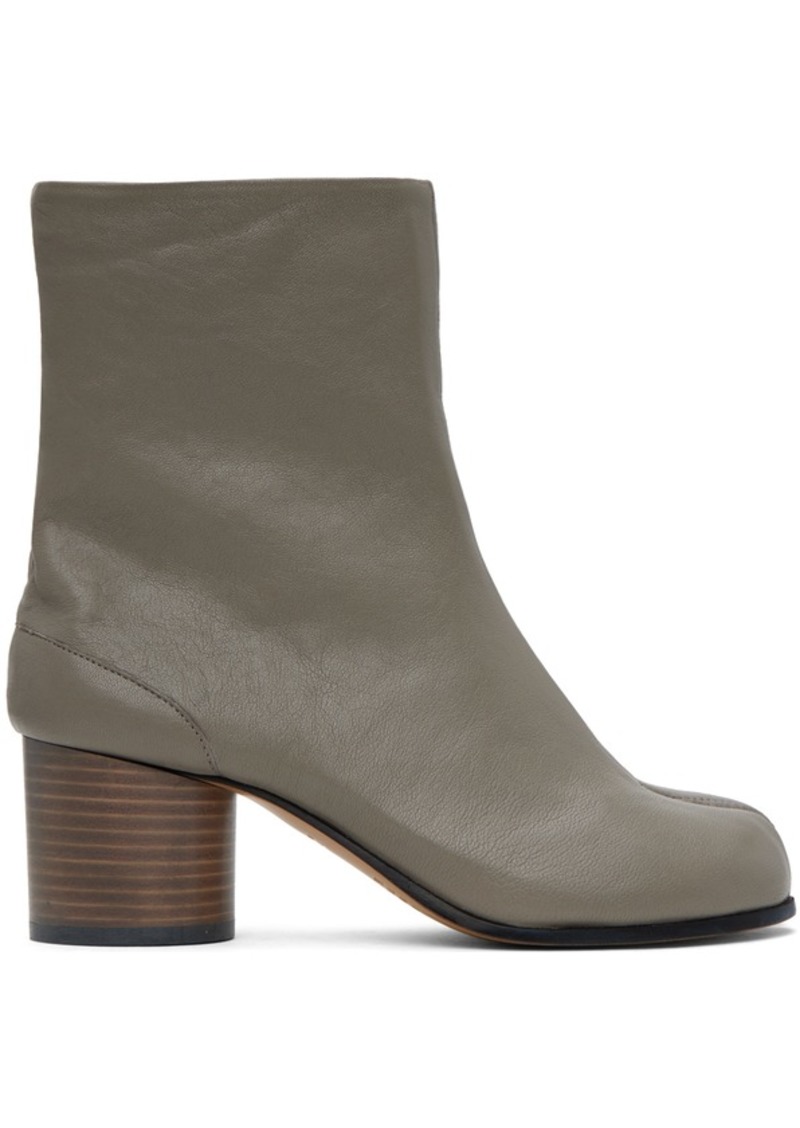 Maison Margiela Gray Tabi Ankle Boots