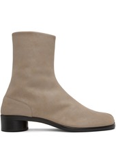 Maison Margiela Gray Tabi Ankle Boots