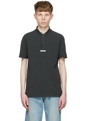 Maison Margiela Grey Cotton Polo