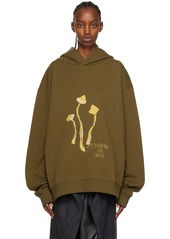 Maison Margiela Khaki 'Tripin On You' Hoodie