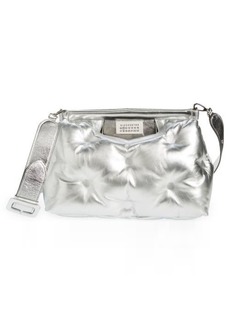Maison Margiela Medium Glam Slam Classique Metallic Leather Shoulder Bag