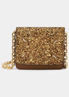 Maison Margiela Micro glitter wallet on chain