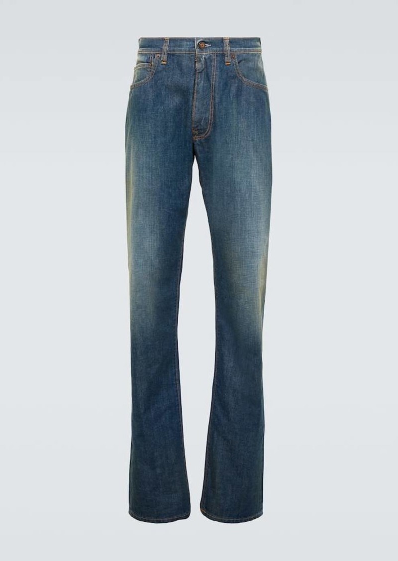 Maison Margiela Mid-rise straight jeans