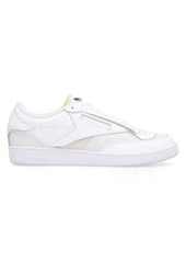 MAISON MARGIELA MM X REEBOK - LEATHER LOW-TOP SNEAKERS