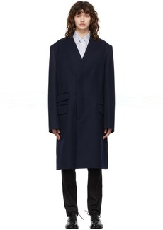 Maison Margiela Navy Minimal Coat