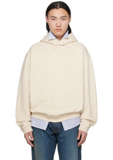 Maison Margiela Off-White Embroidered Hoodie