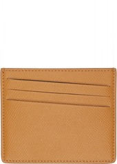 Maison Margiela Orange Four Stitches Card Holder