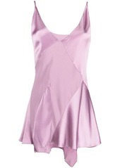 MAISON MARGIELA panelled satin playsuit